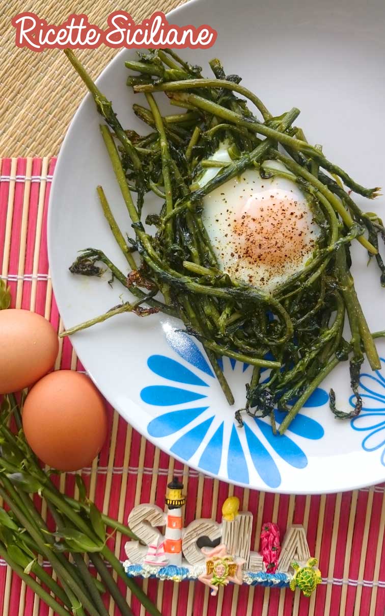 Uova con asparagi