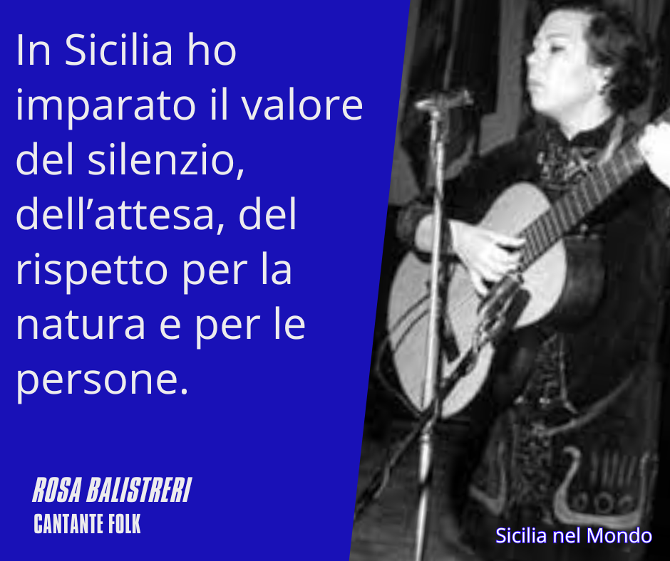 In Sicilia ho imparato il valore del silenzio, dell’attesa, del rispetto per la natura e per le persone.