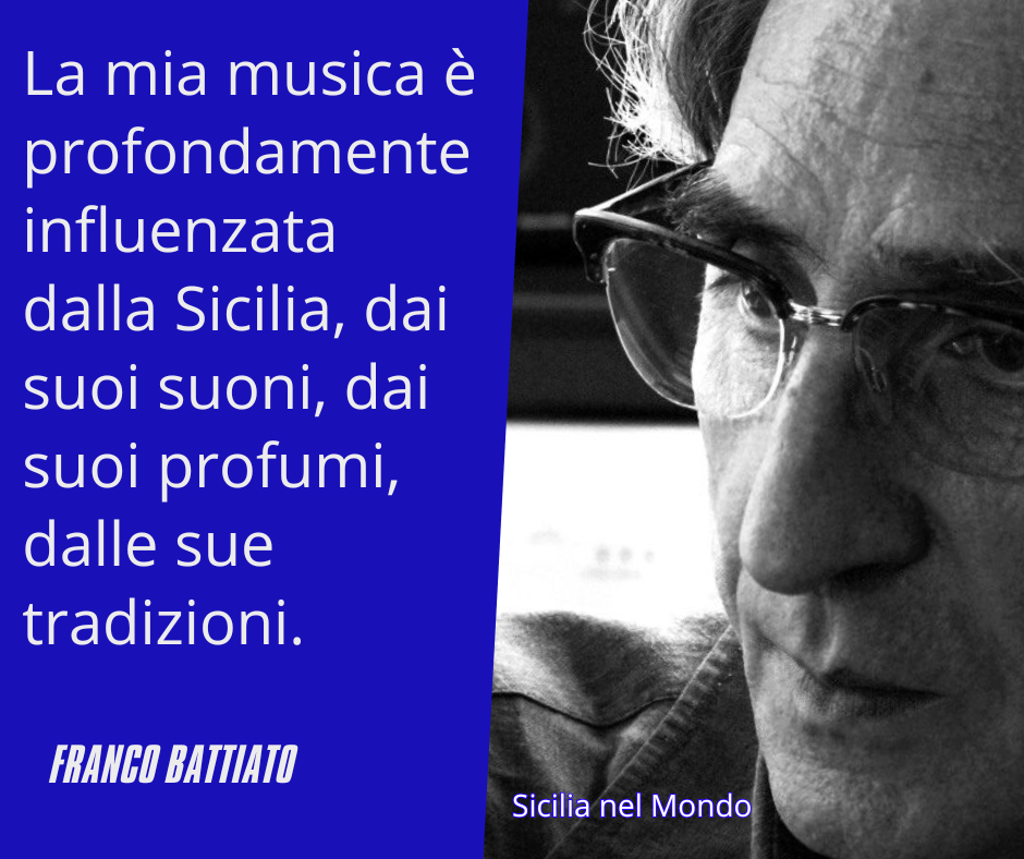 La mia musica è profondamente influenzata dalla Sicilia, dai suoi suoni, dai suoi profumi, dalle sue tradizioni.