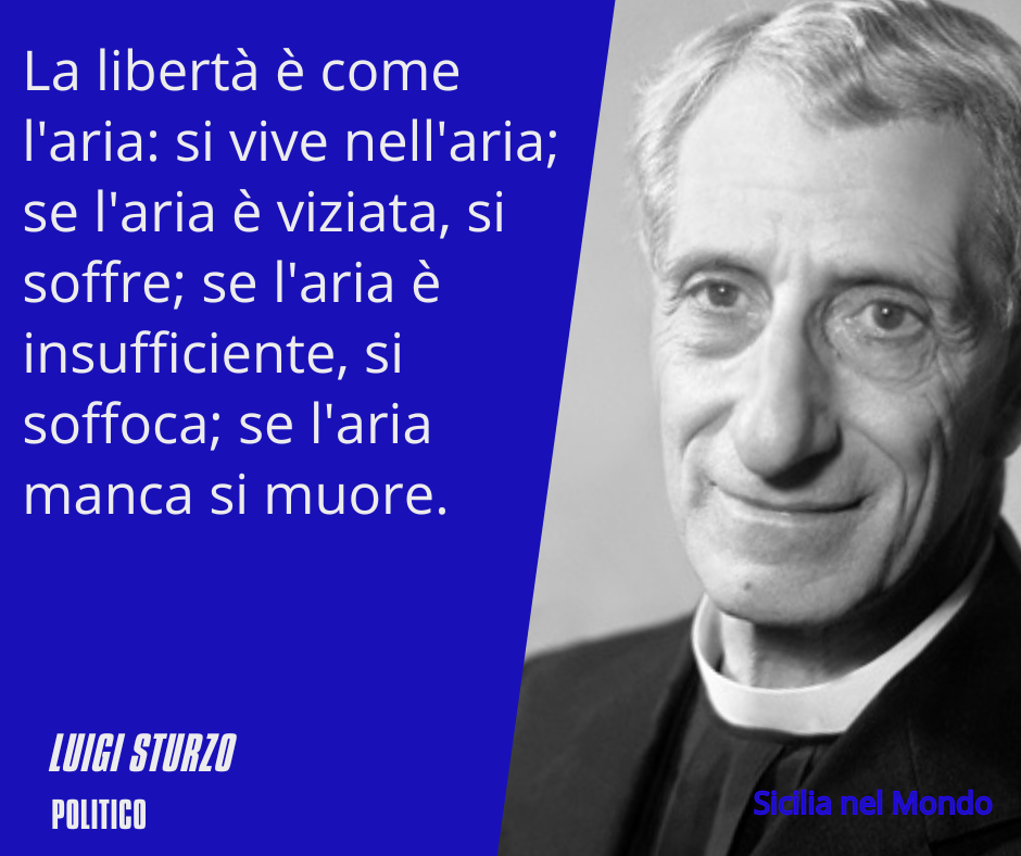 La libertà è come l'aria: si vive nell'aria; se l'aria è viziata, si soffre; se l'aria è insufficiente, si soffoca; se l'aria manca si muore.